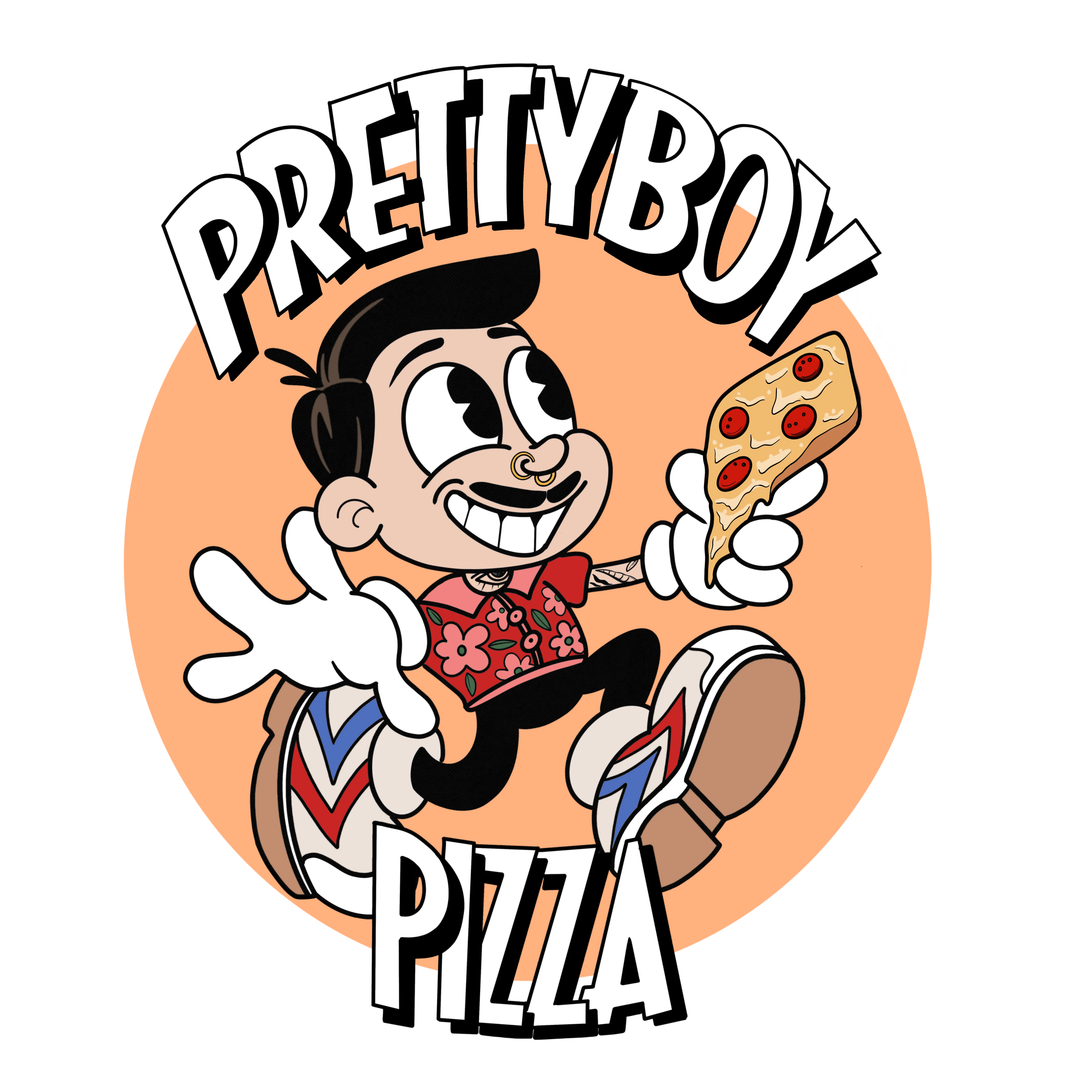 Pretty Boy Pizza Logo